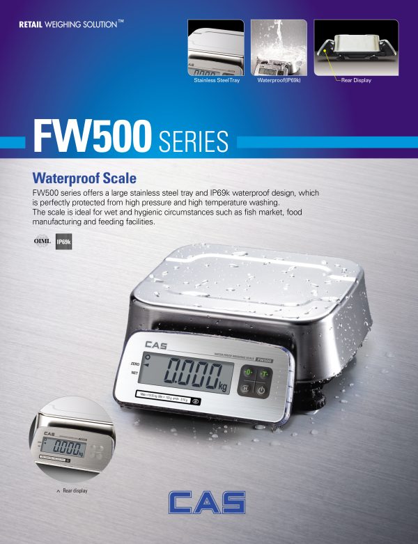 Cân điện tử CAS FW 500