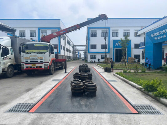 Kiểm định hiệu chuẩn cân ô tô 120 tấn